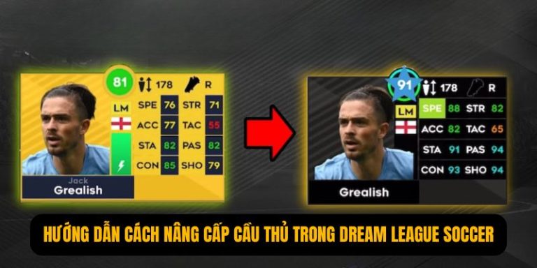 Hướng Dẫn Cách Nâng Cấp Cầu Thủ Trong Dream League Soccer