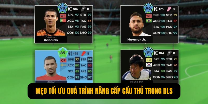 Mẹo tối ưu quá trình nâng cấp cầu thủ trong DLS