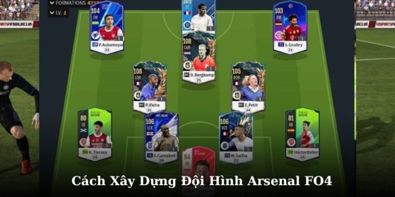 Khám Phá Cách Xây Dựng Đội Hình Arsenal FO4 Mạnh Nhất 2025