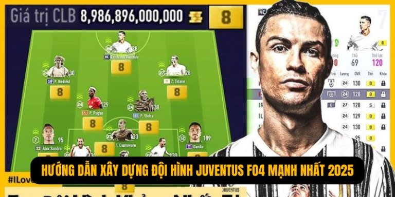 Hướng Dẫn Xây Dựng Đội Hình Juventus FO4 Mạnh Nhất 2025