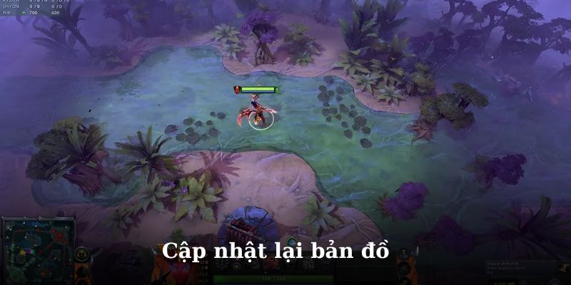 Cập nhật bản đồ mới dòng sông mở rộng