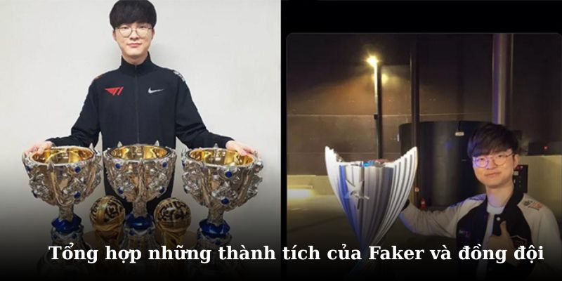 Khám phá những thành tích của Faker và những đồng đội