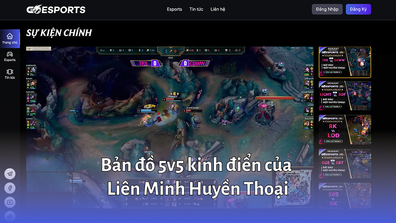 Bản đồ 5v5 kinh điển của game LMHT
