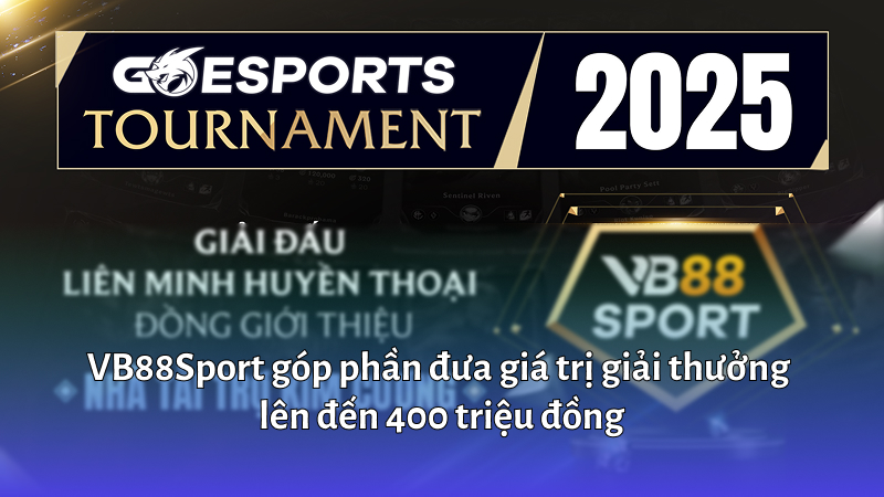 VB88Sport góp phần đưa giá trị giải thưởng lên đến 400 triệu đồng